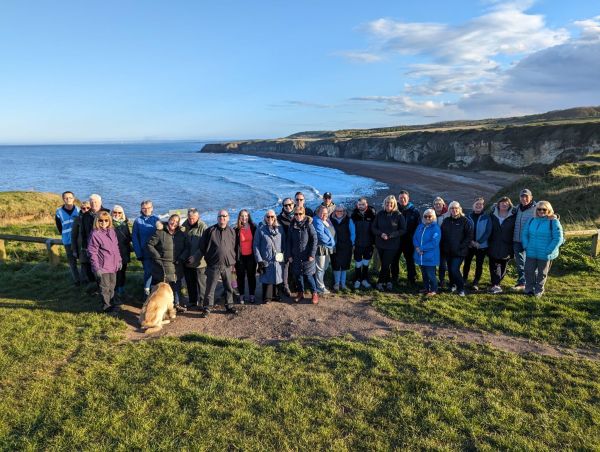 Group of walkers at Noses Point